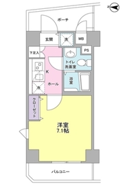 フィオリトゥーラ三軒茶屋ステーションフロント 706 間取り図