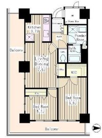 イーストコア曳舟一番館 6階 間取り図