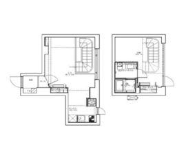 ミリアレジデンス南麻布 201 間取り図