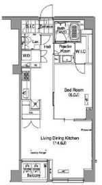 ライズ六本木永坂 303 間取り図