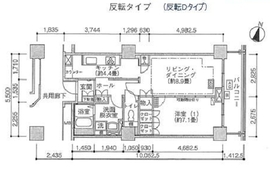 ジェイタワー西大井 17階 間取り図