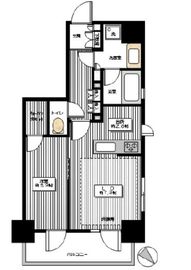 オープンレジデンシア四谷坂町 6階 間取り図