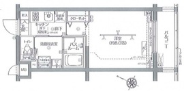 ZOOM北新宿 5階 間取り図