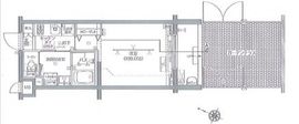ZOOM北新宿 1階 間取り図