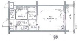 ZOOM北新宿 2階 間取り図