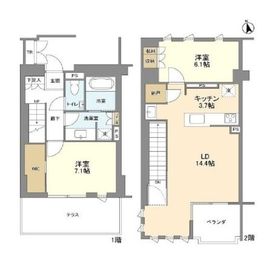 瀬田の杜ガーデン&テラス W8 間取り図