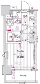 ガーラ・プレシャス高輪台 12階 間取り図