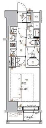 RELUXIA CITY両国 (リルシアシティ両国) 4階 間取り図