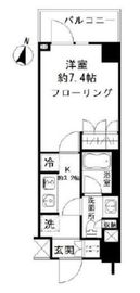 パークリュクス清澄白河 3階 間取り図