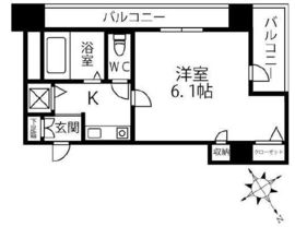 ラグーンシティ芝公園 7階 間取り図