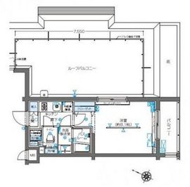 ZOOM北新宿 5階 間取り図