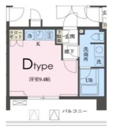 ガレリア東新宿 1305 間取り図