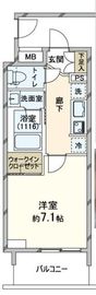 プレミスト月島 4階 間取り図