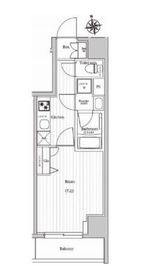 プレミアムキューブジー東新宿 3階 間取り図