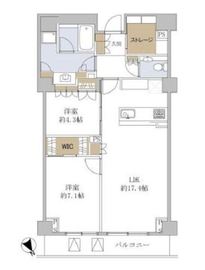 ブランズ六本木 1階 間取り図