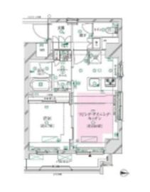 ヴァースクレイシア江戸川橋レーヴ 4階 間取り図