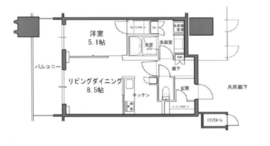 パークコート文京小石川ザ・タワー 26階 間取り図