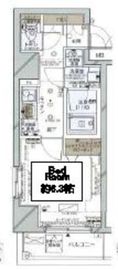 コンシェリア麻布十番 11階 間取り図