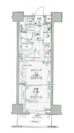 日神デュオステージ浅草三筋 10階 間取り図