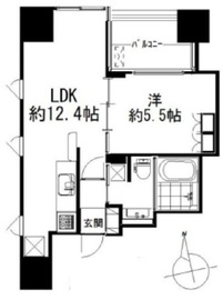 プレシス半蔵門 8F1 間取り図