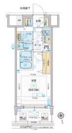 ディームス品川南大井 417 間取り図