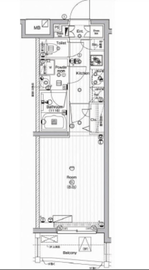 プレミアムキューブ下北沢 304 間取り図