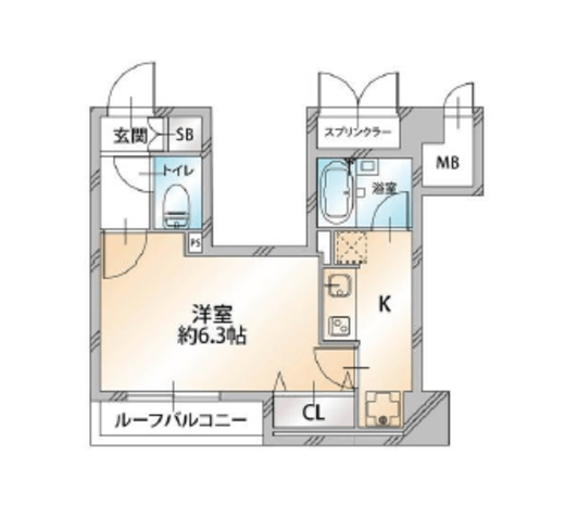 パレステュディオ白金高輪 12階 間取り図