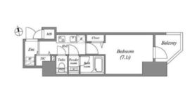 グランパセオ本郷三丁目 203 間取り図