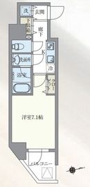 グランパセオ本郷三丁目 703 間取り図