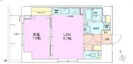 銀座レジデンス参番館 601 間取り図