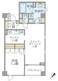 ブリリアイスト代々木上原 306 間取り図