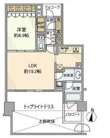 ブリリア外苑出羽坂 1階 間取り図