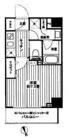 フレシア中目黒 101 間取り図