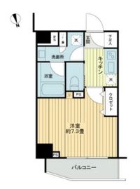 フレシア中目黒 302 間取り図