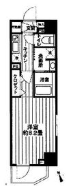 フレシア中目黒 503 間取り図