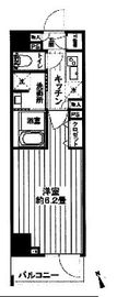 フレシア中目黒 304 間取り図