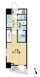 フレシア中目黒 306 間取り図