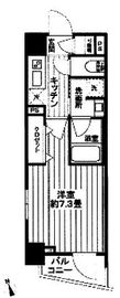 フレシア中目黒 506 間取り図