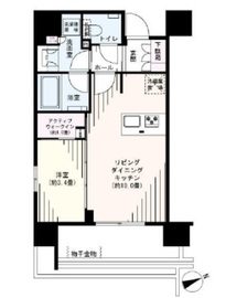 デュオヴェール浅草 10階 間取り図