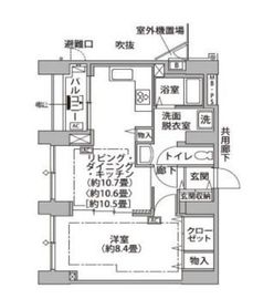 東雲キャナルコートCODAN 14-1414 間取り図