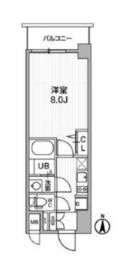 ディームス東陽町2 407 間取り図