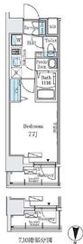 ディームス東陽町2 1001 間取り図