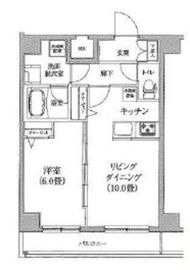ティモーネ深川リーヴァ 7階 間取り図