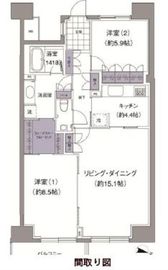 アビティ目黒 61200 間取り図