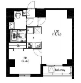 エスティメゾン戸越 703 間取り図