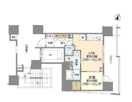 ピアース渋谷ウエスト 10階 間取り図