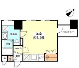 グランカーサ新宿御苑 601 間取り図