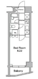 プラウドフラット代々木上原 302 間取り図