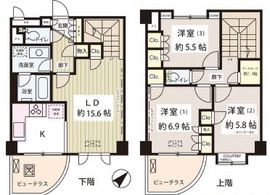 Lapyuta 1207 間取り図