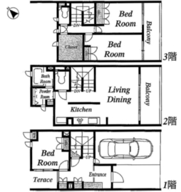 プレミアガーデン本郷 N4 間取り図